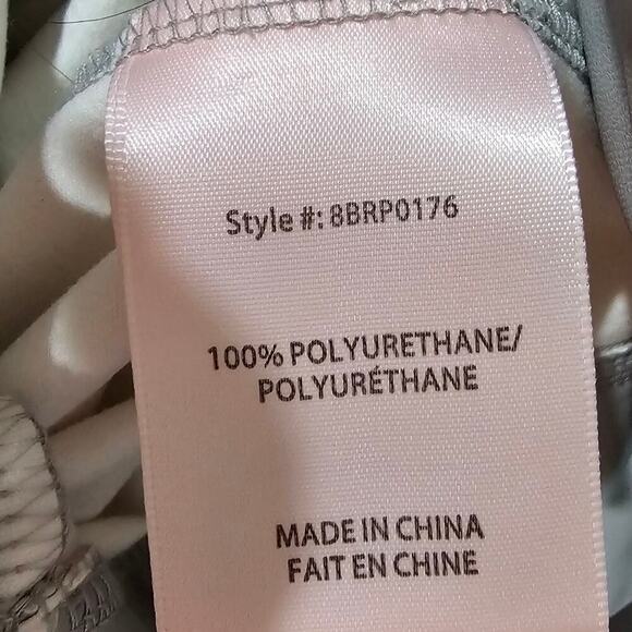 Badgley Mischka Vegan Leather High Rise Leggings Heather Grey Size M - Picture 7 of 8